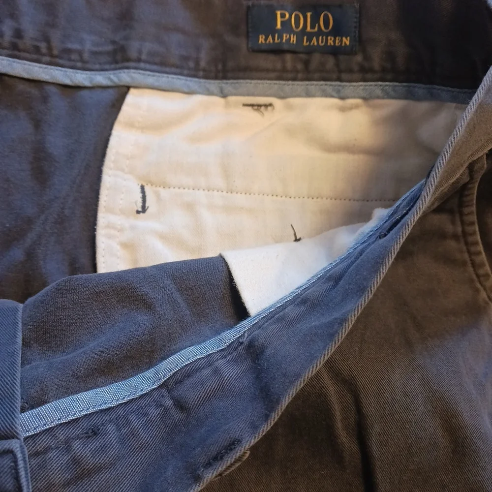 Ralph Lauren Polo Mens Shorts Size 38 Cotton Blue